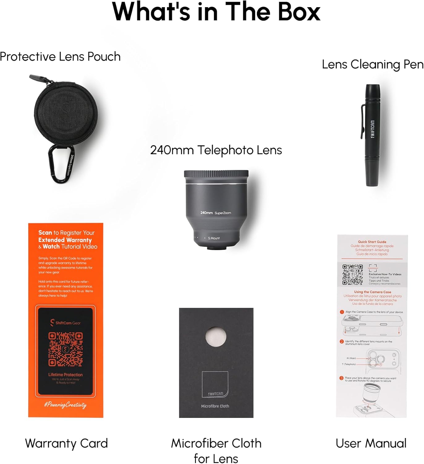 ShiftCam LensUltra 240mm Super Zoom Phone Telephoto Lens – Fluorite Glass Mobile Camera Lens for Wildlife, Observing Birds, Sports & Concert Photography (240mm Telephoto Lens) - Image 7