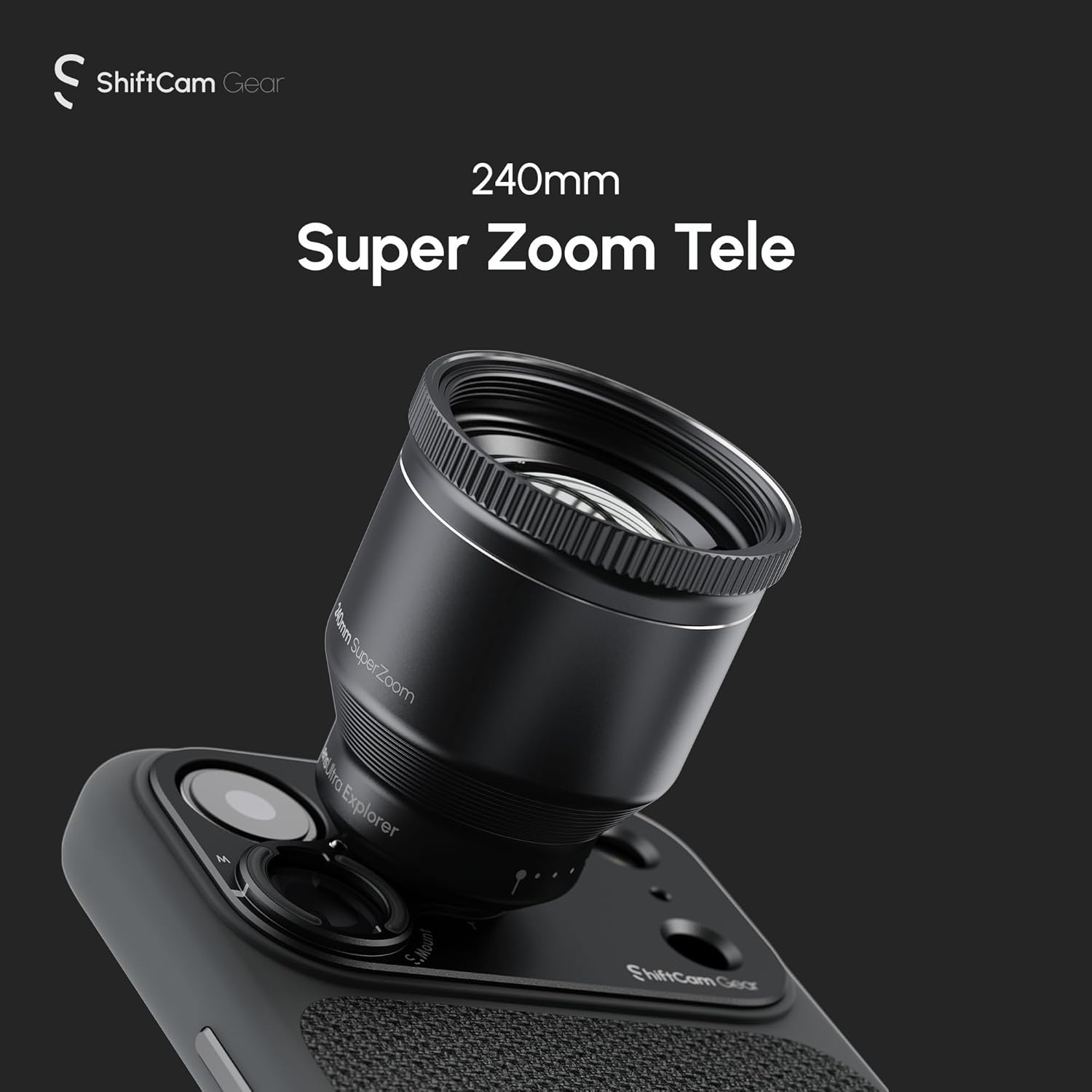 ShiftCam LensUltra 240mm Super Zoom Phone Telephoto Lens – Fluorite Glass Mobile Camera Lens for Wildlife, Observing Birds, Sports & Concert Photography (240mm Telephoto Lens) - Image 8
